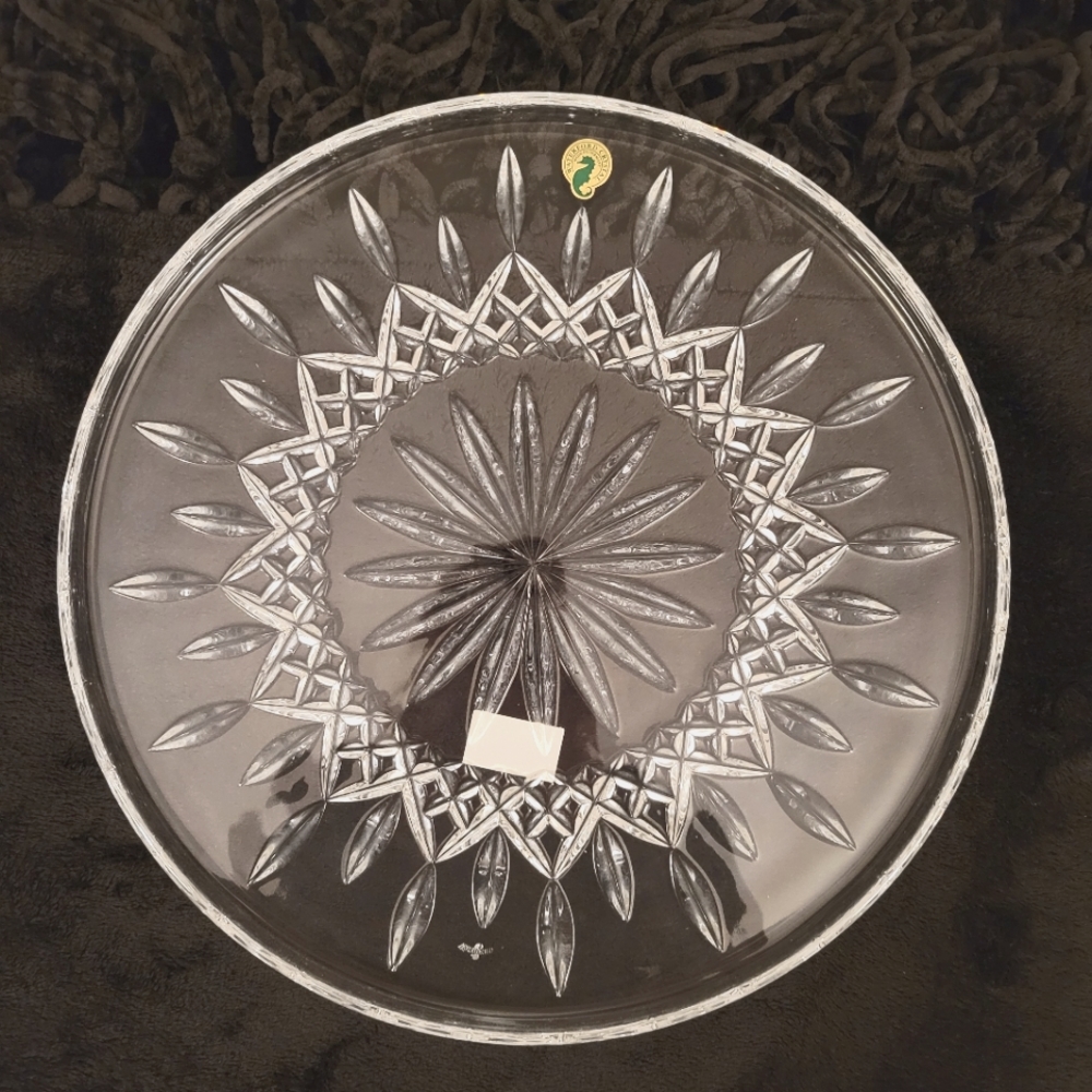 Waterford crystal 12 inch cake plate